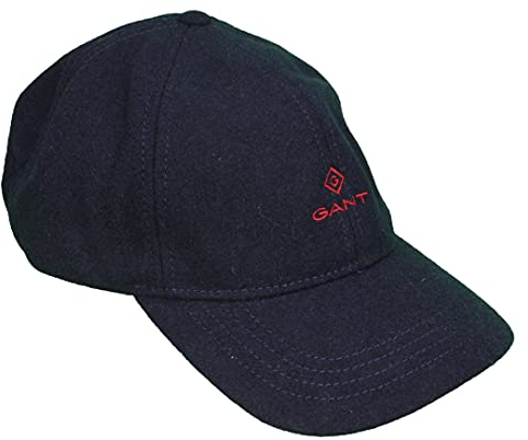 GANT Herren Melton Cap Baseballkappe, MARINE, Einheitsgröße EU