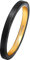 Phyonio Ringe 2mm Schwarz+Gold Wolfram für Verlobung Hochzeit Jahrestag Damen Matt Zweifarbig Schmale Ring Größe 54(17,2)
