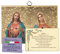 Fratelli Bonella – Religiöses Bild für Schlafzimmer, Herz Jesu und das Unbefleckte Herz von Maria und Segen – Bild aus MDF aus Pappel – Religiöses Bild Schlafzimmer 8 mm x 10 cm x 15 cm