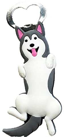 Onsinic Nette Cartoon Flaschenöffner Akita Stierkampfkatze Hund Bier Flaschenöffner Magnetische Kühlschrank Dekoration
