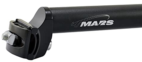 TMARS SD-409 27,2 x 600 mm Alloy Seatpost, Schwarz, TS2445-Y