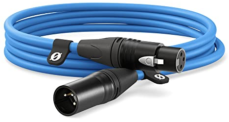 RØDE XLR-3 Premium XLR Cable (3m, Blue)