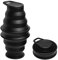 Opard Collapsible Water Bottles 500ml BPA Free Leak Proof Foldable Silicone Bottle with Anti-Collapse Ring for Travel Camping Hiking Running Sport
