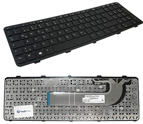 Original Tastatur Notebook Keyboard Deutsch Ersatz QWERTZ kompatibel mit HP Probook 450G0 450G1 450G2 455G1 455G2 455G2 470G0 470G1 470G2 F200