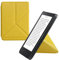 kwmobile Custodia Pieghevole Origami Compatibile con Kobo Clara 2E Cover - Cover Magnetica Pelle PU eReader con Stand - giallo