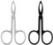 2 Pièces Pince À Épiler Ciseaux pour Sourcils Pince À Épiler À Pointe Plate Poignée D'Épilation À Pointe Droite Pince À Sourcils En Forme De Ciseaux pour Épiler Les Cheveux Soins Du Visage Des Sourcil