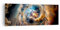 Panorama Bilder auf Leinwand Universum Kosmos Galaxis Leinwandbild 140x50cm Wandbilder Dekoration Wohnzimmer Schlafzimmer Groß XXL Wanddeko Bild Wand Kunstdruck Art Wall Decor Canvas AB140x50-5808