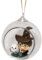 Harry Potter Clear Bauble with 3D Character Inside: Magical Christmas Decor Hanging Ornaments