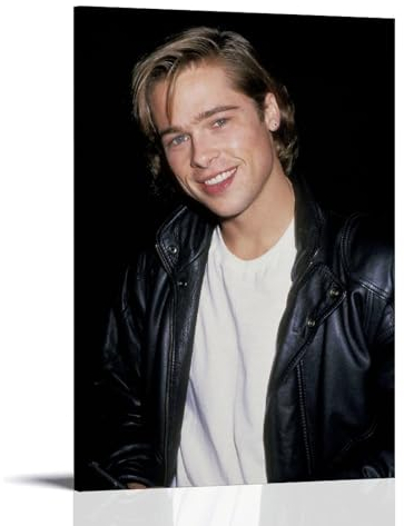 NikZ Brad Pitt Poster, Bilddruck, Wandkunst, Gemälde, Leinwand, Kunstwerke, Geschenkidee, Raumästhetik, 20 x 30 cm