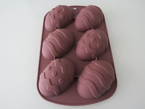 Large Easter Egg Silicone Chocolate Mould (6 Large Halves per Mould)