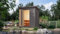 Chillroi® Karibu Saunahaus MELO 38 mm naturbelassen Außensauna Gartensauna versch. Ausführungen inkl. Saunaofen und 18kg Saunasteinen (Melo1 GRAU)