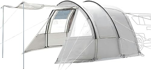 GZYHDC Heckklappen-Schattenmarkise, Markise, Auto, Seitenmarkise, Dachzelt, Wohnmobil-Markise, Sonnenschutz, Tragetasche für SUV/LKW/Van, Outdoor, Camping, Reisen (Farbe: Beige)