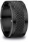 BERING Unisex Ring in schwarz - Arctic Symphony Collection aus Edelstahl - Arve 12