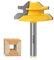 45 Degree Lock Miter Router Bit 1/4 Inch Shank.Woodworking Tools Joint Router Bits，Wood Milling Cutter Glue Joint Tools Set (1/4inch Shank, 1-1/2)