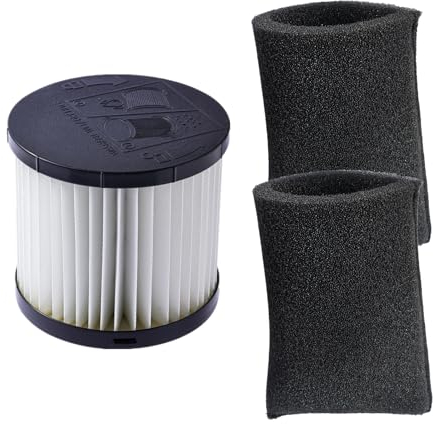 PURexpert HEPA-Filter und Schaumstofffilter-Set für Ryobi 18 V ONE+ Nass- und Trockensauger PCL733, PCL734, PCL3240, ersetzt Teilenummer A32VC05, A32RF08, A32WF03