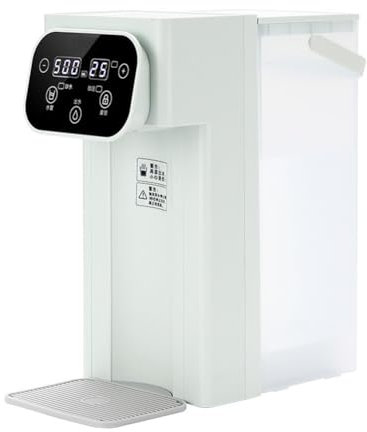 Instant water dispenser instant hot temperature adjustable desktop water boiler desktop smart water dispenser water boiler for kitchen bedroom study living room office white green pink(Color:Green)