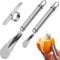 3pcs Stainless Steel Orange Peeler, Long Handle Fruit Peeler for Cocktails, Citrus Peeler Tool for Kitchen (3)