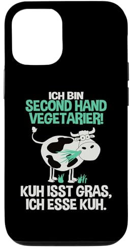 Hülle für iPhone 14 Witziges - Second Hand Vegetarier