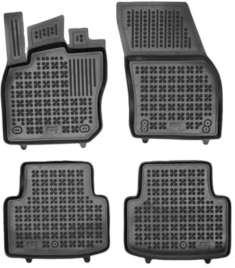 AZUGA Hohe Gummi Fußmatten mit Rand passend für VW Tiguan III ab 2/2024 AZ10300521 3D Gummimatten