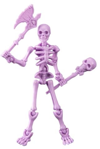 Movable Skeleton, Skeleton with Movable Joints, Halloween Skeleton Toys, Haunted Skeleton Décor, Skeletons, Multi-jointed Movable Skeleton for Halloween Decor, Skeleton Halloween Decoration for Home