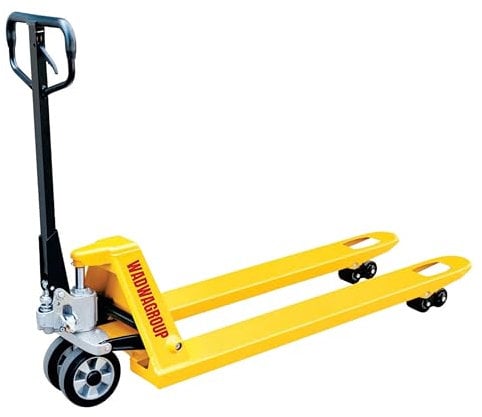 Kajal Sistema hidráulico 3000 kg (3 toneladas) – Transpaleta de alto rendimiento, elevación hidráulica manual con palanca manual, pedal de pie, bomba reforzada, medida de la horquilla 1150-1220 mm