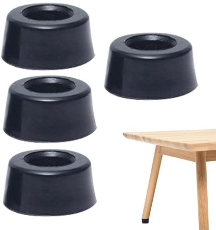 Lot de 4 pieds en caoutchouc ronds pour planche à découper - Pieds de meubles non antidérapants - Patins en caoutchouc souple pour appareils - Pieds de chaise