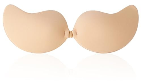 Zynxel Reggiseno Invisibile,Reggiseno Adesivo,Push Up Adesivo Silicone,Copricapezzoli Riutilizzabili Donne,Sollevatore Seno Adesiv, Perfettamente Invisibile