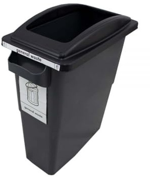 Display Boards Direct Sustainabin Indoor Recycling Waste Slim Bin General Waste 70 Litres