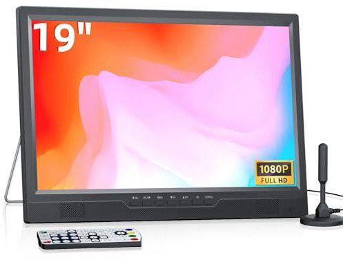 NORTHING Téléviseur portable 19 pouces pour cuisine