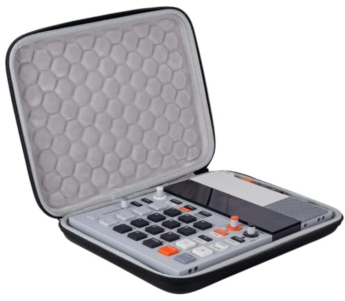 Banworks Hard Case für Teenage Engineering EP-133 K.O. II/EP-1320 Medieval | Custom PU Hardshell Groove Box Case MIDI Sampler Performance Controller Case JT/HCQSNB-05 (Nur das Gehäuse, 1 Stück)