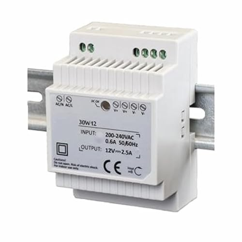 Hutschienen LED Trafo 12V/DC Netzteil MIN-Rail (30, Watt)