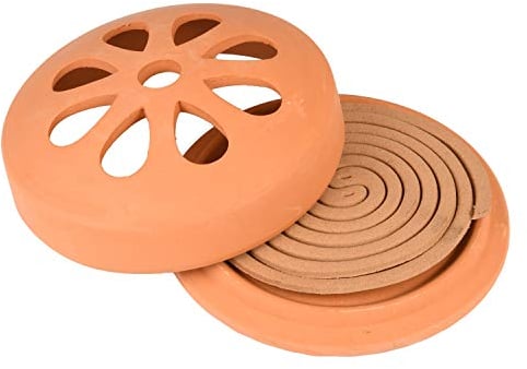 COILS à la citronnelle en terre cuite, Orange