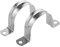 MagiDeal Rohrklemme - 2 U- Rohrschelle, Halbschale für Rohrhalterung Rohrbefestigung Rohrclip, verschiedene Größe Auswählbar, 80mm