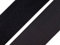 Klettband,Klettverschluss, 10cm breit x 20cm lang; schwarz,zum nähen; Flausch & Hakenband