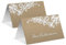Tischkarten Hochzeit (30 Stück) Platzkarten Namenskarten - Rustikal Kraftpapier