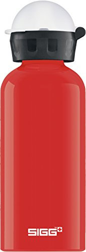 Sigg KBT Tomato Borraccia bambini (0.4 L), Borraccia alluminio con chiusura ermetica e priva di sostanze nocive, Borraccia bimbi super leggera in alluminio