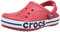 Crocs Bayaband Clogs für Damen und Herren mit Fersenriemen für sicheren Halt 37-38 EU Pepper/Navy