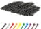 Gocableties Small Silver Cable Ties, 100mm x 2.5mm, Bulk Pack of 1000, 4” Premium Nylon Zip Ties, Plastic Tie Wraps, Secure Self-Locking Mechanism, for Home, Garden, Office and DIY