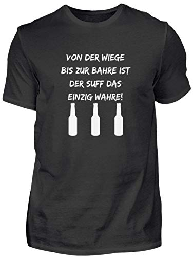 Ist der Ruf erst ruiniert, säuft es Sich völlig ungeniert - Herren Shirt -L-Schwarz