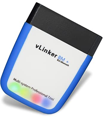 TONWON OBDII Bluetooth, Vgate vLinker BM+ OBD2 diagnosegerät OBD Adapter Kontrollieren Sie die Motorleuchte für Android, IOS und Windows (Bluetooth 4.0)