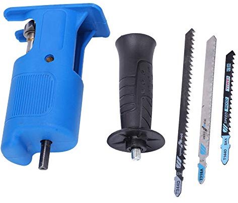 Sierra Alternativa Sierra de Calar Accesorio de Herramienta de Taladro Eléctrico para Carpintería de Taladro Eléctrico para Corte de Madera y Metal Diámetro de la Biela 8mm