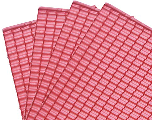 4Pcs Miniature PVC Roof Tiles Sheet, Mini Dollhouse Building Set Model Roof Tile, Layout Landscape for Sand Table Scenery Design Models