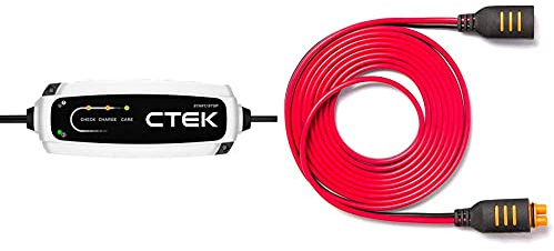 CTEK 40-106 Smart Battery Charger & 56-304 Connect 2.5M Extension: extend the range of your charger