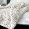 Chunky Strickdecke Kuscheldecke Decke Handgefertigt​Riesen Weiche Dicke Gemütliche Bettdecke,Sommer Klimaanlage Decke Mode Sofa Decke Yoga Matte Teppich Wohnkultur Geschen