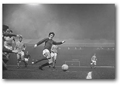 George Best Poster, berühmter Sportman, Wandkunst, Poster, Dekoration, Bild, Leinwand, Malerei, Poster, 20 x 30 cm