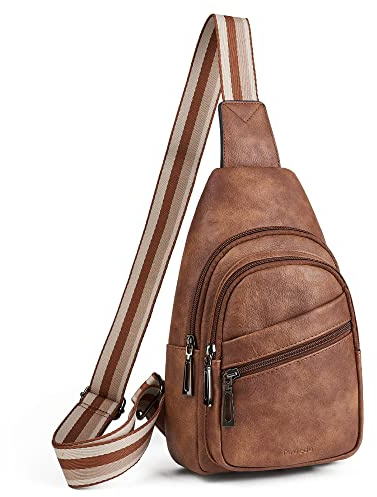 Mroede Sling Bag Crossbody Bags for Women Small Cross Body Bag Fanny Packs Chest Sling Purse for Daily Travel Leisure Sport