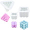 3 Stück Kerzen Kerzengießform, Kerzenform Bubble Kerzen Kit, DIY Silikon Kerzenwachs Formen, Silikon Kerzenformen zum Gießen als Heimdekorationen, für Seife, Pudding, Kuchen