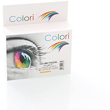 Colori Kompatible Druckerpatrone für Brother LC422Y LC422XLY Gelb MFC-J5340DW MFC-J5345DW MFC-J5740DW MFC-J6540DW MFC-J6940DW