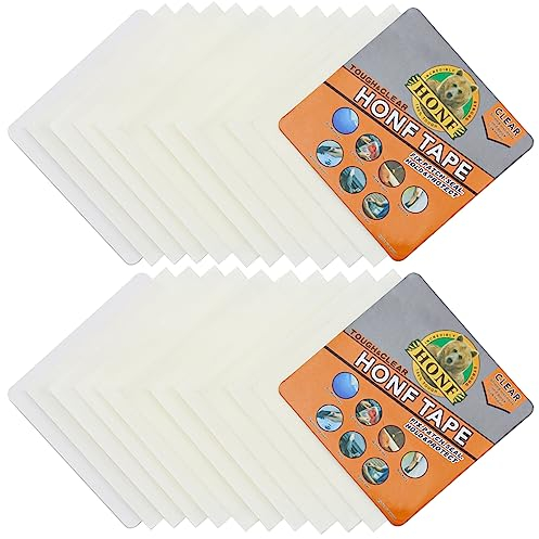 20 Stück Zelt Reparaturset 10 x 10 cm, TPU Wasserdicht Reparaturflicken für Planschbecken, Reparaturband, DIY-Schnitt, Flicken für Zelte, aufblasbares Schwimmbad, Luftbett, Sofa, Markisen, Kajak