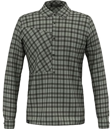 SALEWA Langärmliges T-Shirt Marke Modell FANES Flannel 5PL M L/S Shirt.